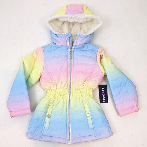 Limited Too Other - Limited Too Rainbow Faux Fur Lined Puffer Jacket N